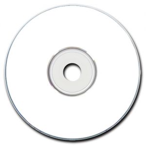 CD Labels Matte White 2-Up