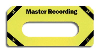 Labels for Master Recordings-Yellow