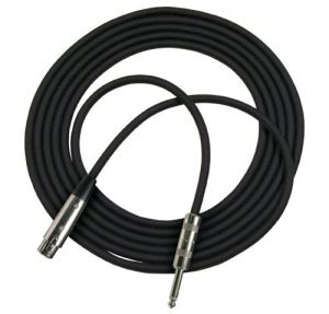 XLR to 1/4" Cable - 18 Foot