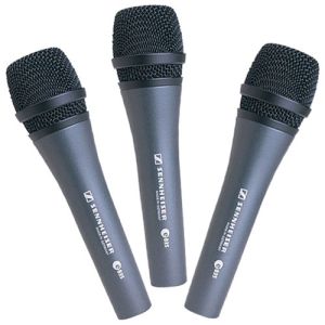 Sennheiser e835 Handheld Dynamic Microphone - 3 Pack