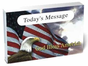 God Bless America Eagle O-Card Audio Cassette Sleeves