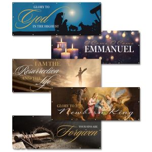 Church Worship Banners - Indoor / Outdoor