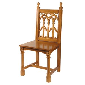 Oak Finish Side Chair