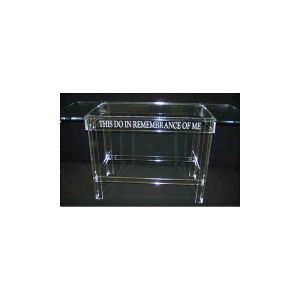 Acrylic Communion Table Clear