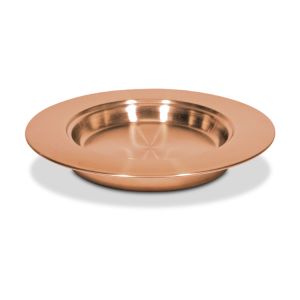 Communion Stacking Bread Plate - Copper Plated Stainless Steel - 10 Inch : Enhance Your Sacred Ceremonies