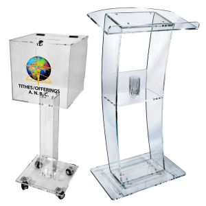 C Style Pulpit Crystal Hue Collections - Personalized