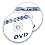 Dual Layer DVD Rs white inkjet - 50 Pack