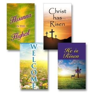 Easter banner set 3' x 5'