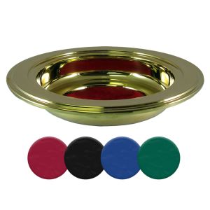 Gold offering Plates with color pads