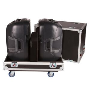 Gator G-Tour SPKR-215 2 Case Plywood Stores 2 15 inch Speakers