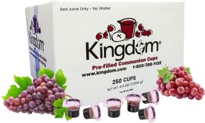 Kingdom Prefilled Communion Cups - Juice Only - 250 Count