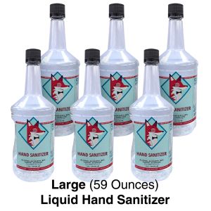 Liquid Hand Sanitizer (6 Bottles)