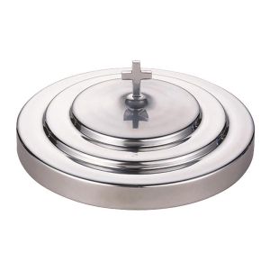 SILVER COMMUNION TRAY COVER POLISHED ALUMINUM