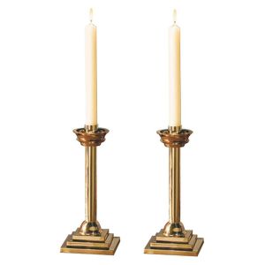 Contemporary Set of 2 Candle Holders