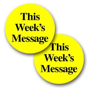 CD Case Message Stickers - This Week's Message