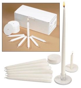 Candlelight Service Candle Kit for 50 People