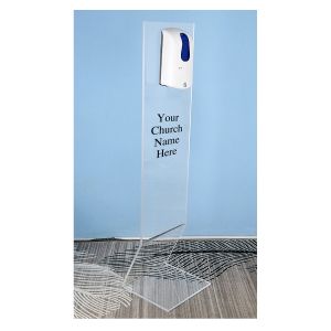 Personalized 40CM Acrylic Hand Sanitizer Stand - Elegance Meets Functionality