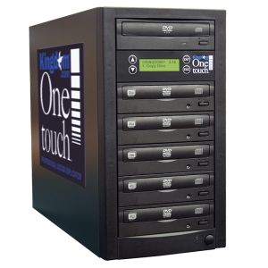 Kingdom One Touch 5 Copy DVD 24X CD 48X Duplicator - Fast and Reliable CD/DVD Duplication