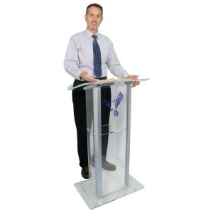 Personalized Contemporary Acrylic Podium