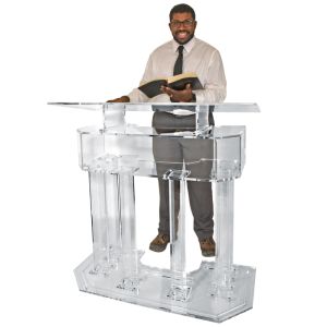 Three-tier Clear Acrylic Pulpit