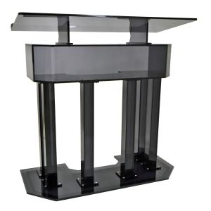 Three-tier Smoky Acrylic Lectern 