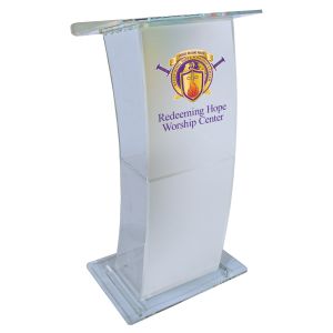 Eclipse Acrylic Lectern