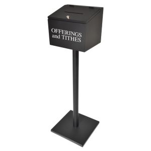 Personalized Metal Collection Box - Black 