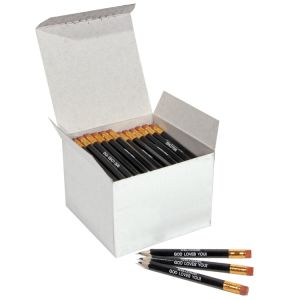 Pew Pencils - With Erasers - Box of 144