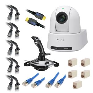 Sony 1 Camera Package with Computer Controlled Software and Joystick (White)