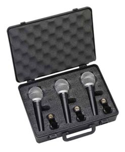 Samson Economy Dynamic Microphone - Handheld - 3 Pack