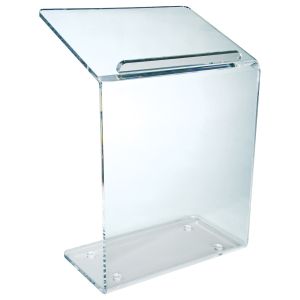 Kingdom Empire Acrylic Table Top Stand - Clear, Portable, Multipurpose Desk - Perfect for Home, Office & Beyond