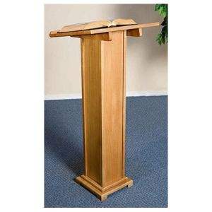 Square Column Wooden Lectern