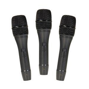 Kingdom Dynamic Cardioid Handheld Microphone Three Pack