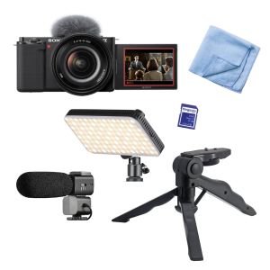 Sony ZV-E10 Camera Shooter Pack 2 with mini-tripod