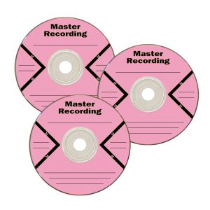 Master Recording CD/DVD Labels - set of 30 labels