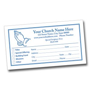 Custom Offering Envelopes