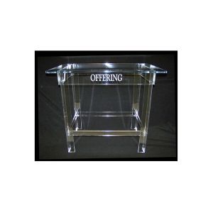 Acrylic Offering Table Clear 36"