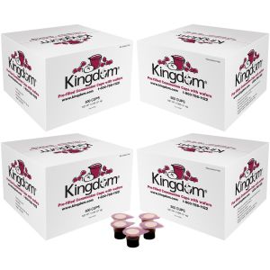 4 boxes of Kingdom PC500 - Case of 2000 red juice with wafer