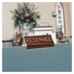 Pew Sign - Reserved