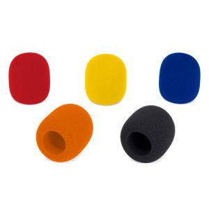 Samson WS1C Microphone Windscreen 5-Pack (Mixed Colors)