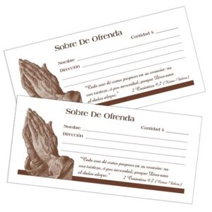 Offering Envelopes - Spanish Language