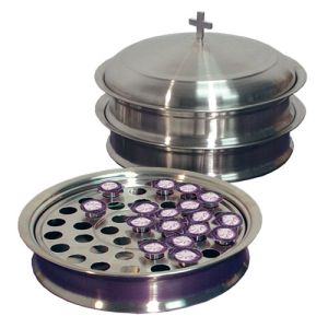 Stainless Steel Communion Ware Set - Serves 120