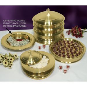 Brasstone Communion Ware - Complete Set for 160 People