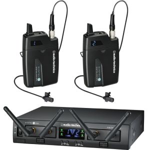 Audio Technica ATW-13LL Wireless Lavalier Dual System