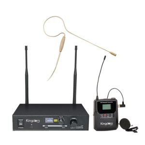 Kingdom Wireless Multi-Channel Mic System with Beltpack, Lapel and Pro Earworn