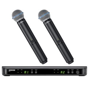 Shure BLX288/B58-H10 Dual Channel Wireless Handheld Microphone System