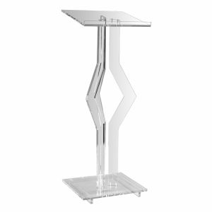 Kingdom Acrylic Gem Pulpit/Podium – Let Every Word Shine with Unmatched Dazzling Grace!