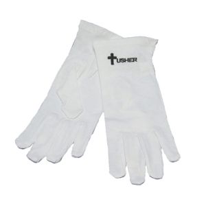 White Usher Gloves