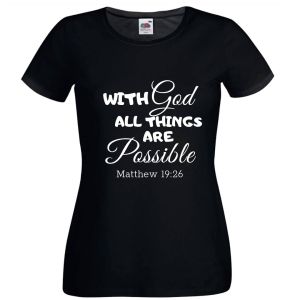 With God All Things Are Possible - Women's