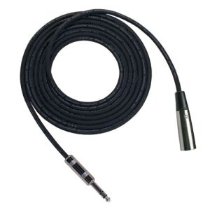 25 Foot XLR Male to Quarter Inch Male Cable